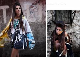 maglia: vintage // sciarpa: stylist’s own // collana: danae roma // orecchini: danae roma