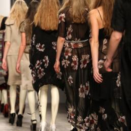 Betty Jackson\'s collection during London Fashion Week A/W 2011 at Somerset House in London, UK on 19th February, 2011.